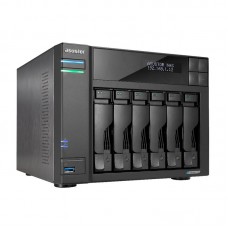 Asustor Lockerstor 6 Gen 2 AS6706T 6 Bay NAS, Quad-Core 2.0GHz, Dual 2.5GbE Ports, 8GB RAM DDR4, Four M.2 SSD Slots (Diskless)  -