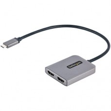 Startech.Com Hub Concentrador Mst Usb-C a 2 Puertos Hdmi - Hdmi Doble de 4k a 60hz - Adaptador Multimonitor Usb Tipo C Con Cable Startech.Com Hub Concentrador Mst Usb-C a 2 Puertos Hdmi - Hdmi Doble de 4k a 60hz - Adaptador Multimonitor Usb Tipo C Con Cable