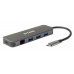 D-Link DUB-2334 - Estação de engate - USB-C - HDMI - 1GbE
