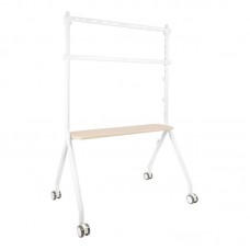 Suporte para Monitor Tooq iLove - Chão com Rodas - 49-80 polegadas - Branco