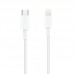 Cabo Lightning Nanocable 10.10.0600: USB-C para Lightning, 50cm, Branco Cabo Lightning Nanocable 10.10.0600: USB-C para Lightning, 50cm, Branco
