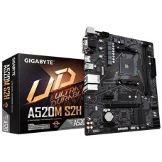 Placa-Mãe Gigabyte A520M S2H, AM4, Micro ATX, DDR4, 64GB