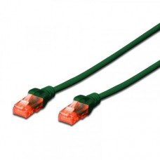 Cabo Ewent EW-6U-020 Cat6 Verde 2m U/UTP RJ45