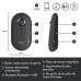 Rato Sem Fio Logitech Pebble M350 Grafito: 3 botões, 1000 DPI, Bluetooth e Unifying