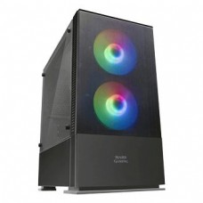 Caixa de PC Mars Gaming MCZ Micro-ATX, Preta, com 2 Ventoinhas FRGB Caixa de PC Mars Gaming MCZ Micro-ATX, Preta, com 2 Ventoinhas FRGB
