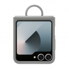 Capa Samsung Silicone Case M. Ring para Galaxy Z Flip6 - Cinza