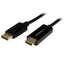 StarTech.com 6.5 ft / 2m DisplayPort to HDMI converter cable - 4K (DP2HDMM2MB) - Cabo adaptador - DisplayPort macho para HDMI macho - 2 m - preto - suporte de 4K - para P/N: DK30CH2DEP, DK30CH2DEPUE, DK30CH2DPPD, DK30CH2DPPDU, DK30CHDDPPD, DK30CHDPPD StarTech.com 6.5 ft / 2m DisplayPort to HDMI converter cable - 4K (DP2HDMM2MB) - Cabo adaptador - DisplayPort macho para HDMI macho - 2 m - preto - suporte de 4K - para P/N: DK30CH2DEP, DK30CH2DEPUE, DK30CH2DPPD, DK30CH2DPPDU, DK30CHDDPPD, DK30CHDPPD