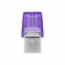 Pen Drive Kingston DataTraveler microDuo 3C 256GB - USB-A e USB-C