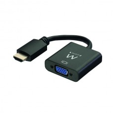 Cabo Adaptador Ewent EW9864: HDMI para VGA com Áudio