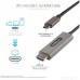 StarTech.com 3ft (1m) USB C to HDMI Cable 4K 60Hz with HDR10, Ultra HD USB Type-C to 4K HDMI 2.0b Video Adapter Cable, USB-C to HDMI HDR Monitor/Display Converter, DP 1.4 Alt Mode HBR3 - Thunderbolt 3 Compatible (CDP2HDMM1MH) - Cabo adaptador - 24 pi StarTech.com 3ft (1m) USB C to HDMI Cable 4K 60Hz with HDR10, Ultra HD USB Type-C to 4K HDMI 2.0b Video Adapter Cable, USB-C to HDMI HDR Monitor/Display Converter, DP 1.4 Alt Mode HBR3 - Thunderbolt 3 Compatible (CDP2HDMM1MH) - Cabo adaptador - 24 pi