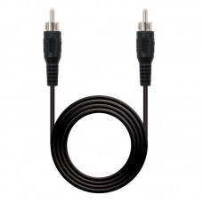 Cabo de Áudio Nanocable 10.24.0405 RCA Macho-Macho, 5m, Preto