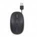 Kensington Pro Fit Retractable Mobile - Rato - óptico - 3 botões - com cabo - USB - preto