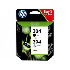Tinta Original Hp 304 Multipack Negro Tricolor