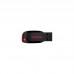 Pendrive Sandisk Cruzer Blade 64GB USB 2.0 Preto/Vermelho