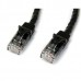 StarTech.com 3m CAT6 Ethernet Cable, 10 Gigabit Snagless RJ45 650MHz 100W PoE Patch Cord, CAT 6 10GbE UTP Network Cable w/Strain Relief, Black, Fluke Tested/Wiring is UL Certified/TIA - N6PATC3MBK StarTech.com 3m CAT6 Ethernet Cable, 10 Gigabit Snagless RJ45 650MHz 100W PoE Patch Cord, CAT 6 10GbE UTP Network Cable w/Strain Relief, Black, Fluke Tested/Wiring is UL Certified/TIA - N6PATC3MBK