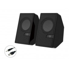 Altavoces 2.0 Conceptronic Bjorn02b 6w Color Negro Jack 3.5  Y Bluetooth Alimentacion Usb