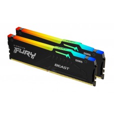 Memoria  Kingston Ddr5  Technology Fury Beast Rgb  16 Gb 2 X 8 Gb Ecc