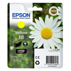 Tinteiro Epson C13T18044022 Amarelo para Impressoras XP Tinteiro Epson C13T18044022 Amarelo para Impressoras XP