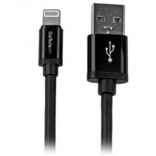 StarTech.com 2m (6ft) Long Black Apple® 8-pin Lightning Connector to USB Cable for iPhone / iPod / iPad - Charge and Sync Cable (USBLT2MB) - Cabo Lightning - Lightning macho para USB macho - 2 m - proteção dupla - preto - para P/N: ST4200MINI2, ST420 StarTech.com 2m (6ft) Long Black Apple® 8-pin Lightning Connector to USB Cable for iPhone / iPod / iPad - Charge and Sync Cable (USBLT2MB) - Cabo Lightning - Lightning macho para USB macho - 2 m - proteção dupla - preto - para P/N: ST4200MINI2, ST420