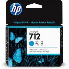 Cartucho de Tinta HP DesignJet 3ED67A - Cian