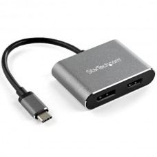 StarTech.com USB C Multiport Video Adapter, 4K 60Hz USB-C to HDMI 2.0 or DisplayPort 1.2 Monitor Adapter, USB Type-C 2-in-1 Display Converter HDMI/DP HBR2 HDR, Thunderbolt 3 Compatible - USB-C 2 in 1 Adapter (CDP2DPHD) - Adaptador de vídeo - 24 pin U StarTech.com USB C Multiport Video Adapter, 4K 60Hz USB-C to HDMI 2.0 or DisplayPort 1.2 Monitor Adapter, USB Type-C 2-in-1 Display Converter HDMI/DP HBR2 HDR, Thunderbolt 3 Compatible - USB-C 2 in 1 Adapter (CDP2DPHD) - Adaptador de vídeo - 24 pin U