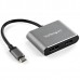 StarTech.com USB C Multiport Video Adapter, 4K 60Hz USB-C to HDMI 2.0 or DisplayPort 1.2 Monitor Adapter, USB Type-C 2-in-1 Display Converter HDMI/DP HBR2 HDR, Thunderbolt 3 Compatible - USB-C 2 in 1 Adapter (CDP2DPHD) - Adaptador de vídeo - 24 pin U StarTech.com USB C Multiport Video Adapter, 4K 60Hz USB-C to HDMI 2.0 or DisplayPort 1.2 Monitor Adapter, USB Type-C 2-in-1 Display Converter HDMI/DP HBR2 HDR, Thunderbolt 3 Compatible - USB-C 2 in 1 Adapter (CDP2DPHD) - Adaptador de vídeo - 24 pin U