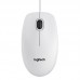 Rato Logitech B100 Óptico, Branco, 910-003360, USB, Ambidestro Rato Logitech B100 Óptico, Branco, 910-003360, USB, Ambidestro