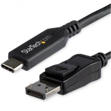 Adaptador Startech CDP2DP146B: USB-C Macho para DisplayPort Macho, 1.8m, Preto