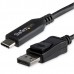 Adaptador Startech CDP2DP146B: USB-C Macho para DisplayPort Macho, 1.8m, Preto