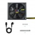 Fonte de Alimentação Tooq TQAPOLO-650SP - 650W, ATX, PFC Ativo, Preto Fonte de Alimentação Tooq TQAPOLO-650SP - 650W, ATX, PFC Ativo, Preto