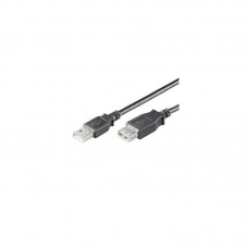 Cabo USB Ewent EC1012 - Extensão USB 2.0 A Macho/Fêmea, 1,8m