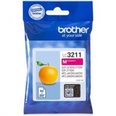Cartucho de Tinta Brother LC3211M Magenta: Rendimento Padrão, 200 Páginas