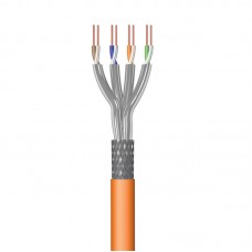 EWENT Networking Cable Cat 7 S/FTP AWG23/1 CU 100mt. CPR Eca Calss SOLID, Jacket: LSZH Orange EWENT Networking Cable Cat 7 S/FTP AWG23/1 CU 100mt. CPR Eca Calss SOLID, Jacket: LSZH Orange