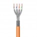 EWENT Networking Cable Cat 7 S/FTP AWG23/1 CU 100mt. CPR Eca Calss SOLID, Jacket: LSZH Orange EWENT Networking Cable Cat 7 S/FTP AWG23/1 CU 100mt. CPR Eca Calss SOLID, Jacket: LSZH Orange