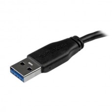StarTech.com Cabo Micro USB 3.0 Slim - M/M - Micro USB de ângulo para a direita - 0,5 m - Cabo USB - Micro USB Tipo B (M) para USB Tipo A (M) - USB 3.0 - 50 cm - moldado - preto - para P/N: S2510BU33PW, S251BMU3FP, S251BRU33, SLSODDU33B, SM2NGFFMBU33 StarTech.com Cabo Micro USB 3.0 Slim - M/M - Micro USB de ângulo para a direita - 0,5 m - Cabo USB - Micro USB Tipo B (M) para USB Tipo A (M) - USB 3.0 - 50 cm - moldado - preto - para P/N: S2510BU33PW, S251BMU3FP, S251BRU33, SLSODDU33B, SM2NGFFMBU33
