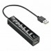 USB 2.0 Hub 7 Ports With Power Adapter