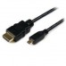 Cabo HDMI StarTech HDADMM2M 2m Micro HDMI para HDMI