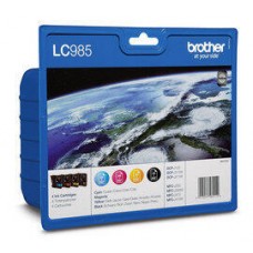 Tinteiro BROTHER LC985VVALBP Pack 4 Cores - DCP-J125/315W/515W, MFC-J220/265W/415W Tinteiro BROTHER LC985VVALBP Pack 4 Cores - DCP-J125/315W/515W, MFC-J220/265W/415W