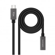 Cabo Nanocable USB-C 3.2 Gen2x2 60W 4K/60Hz 1m Preto Cabo Nanocable USB-C 3.2 Gen2x2 60W 4K/60Hz 1m Preto