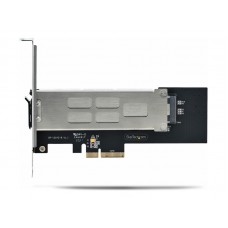 StarTech.com M.2 NVMe SSD to PCIe x4 Mobile Rack/Backplane with Removable Tray for PCI Express Expansion Slot, Tool-less Installation, PCIe 4.0/3.0 Hot-Swap Drive Bay, Key Lock - M2-REMOVABLE-PCIE-N1