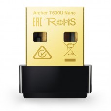 Adaptador Wi-Fi TP-Link Archer T600U Nano USB - AC600, Dual Band, 433 Mbps