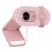Câmara Web Logitech Brio 100, Rosa - Full HD 1080p, USB, Microfone Integrado