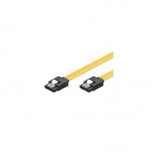 Cabo SATA Ewent 0,5m, 6Gbps, SATA III, Preto e Amarelo