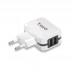 Carregador de Parede Tooq TQWC-1S02WT, 2x USB 2.0, Tecnologia AI, Branco