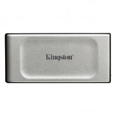 Disco rígido externo Kingston XS2000 1000 GB, preto e prata