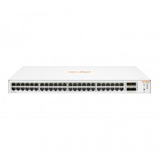 HPE Networking Instant On 1830 48G 4SFP Switch - Interruptor - inteligente - 48 x 10/100/1000 + 4 x Gigabit SFP - desktop, montável em trilho HPE Networking Instant On 1830 48G 4SFP Switch - Interruptor - inteligente - 48 x 10/100/1000 + 4 x Gigabit SFP - desktop, montável em trilho