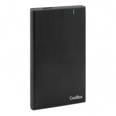 Caixa para Disco Rígido Coolbox SlimChase A-2540 USB 3.2 Gen 1 - Preto