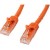 StarTech.com 1m CAT6 Ethernet Cable, 10 Gigabit Snagless RJ45 650MHz 100W PoE Patch Cord, CAT 6 10GbE UTP Network Cable w/Strain Relief, Orange, Fluke Tested/Wiring is UL Certified/TIA - Category 6 - 24AWG (N6PATC1MOR) - Cabo patch - RJ-45 (M) para R sem_imagem