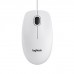 Rato Logitech B100 Óptico com Fio: Branco, 3 botões, 800 DPI