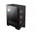 Caixa MSI MAG Forge 121A Airflow: Mid-Tower, RGB, 3x120mm (frente), 1x120mm (topo), 1x120mm (traseiro), 2x USB 3.2